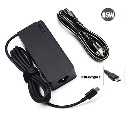 65W USB Type C Laptop Charger for Lenovo ThinkPad X1 Tablet E580 E585