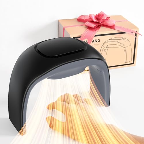 Space Heaters for Indoor Use,Heated Mouse Pad Hand Warmer,Electric Small Desk Heater for Office, Personal Desk Hand Warmer Ceramic Energy Efficient Heater with Thermostat, Christmas Gifts (Black)