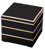 J-kitchens 重箱 3段 5寸 校倉 お重箱 黒