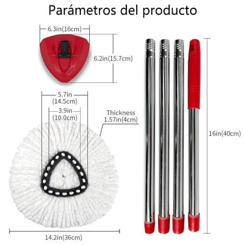 Lista de Trapeador spin mop de esta semana. 30 Imagen adicional
