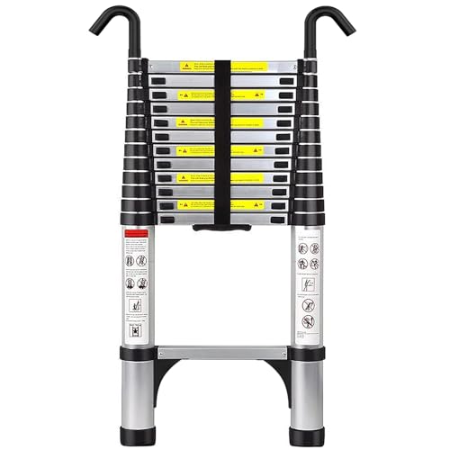 ARCHOM Telescoping Ladder 9 FT - Aluminum Telescopic Ladder...