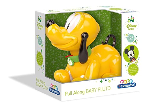Clementoni-14981 - Baby Pluto Juega Contigo - juguete bebé de Disney a partir de 18 meses