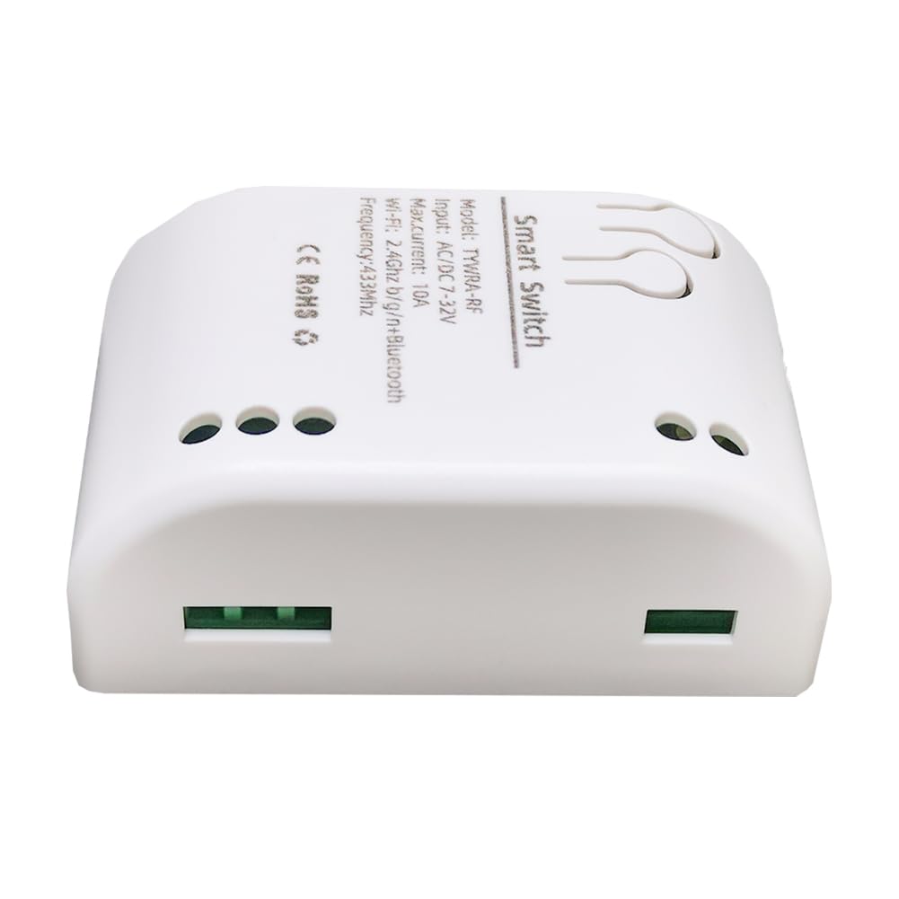 Tuya WiFi DC 12V24V Wireless Relay Switch Module Door Lock Remote Control Compatible with Alexa Google Home Smart Life
