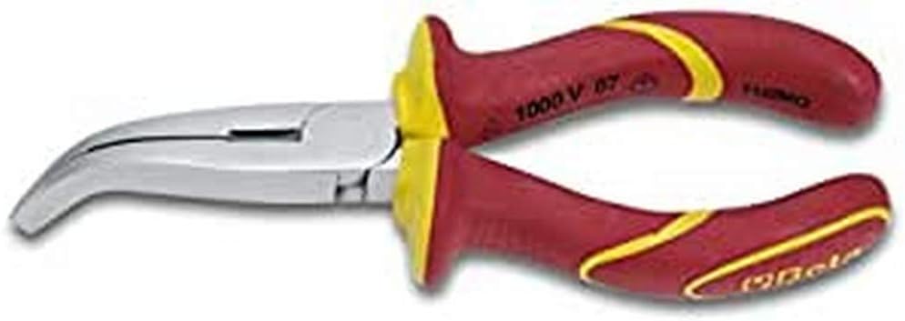 Beta 1164MQ 200 Flat Nose Pliers Extra Long Bent