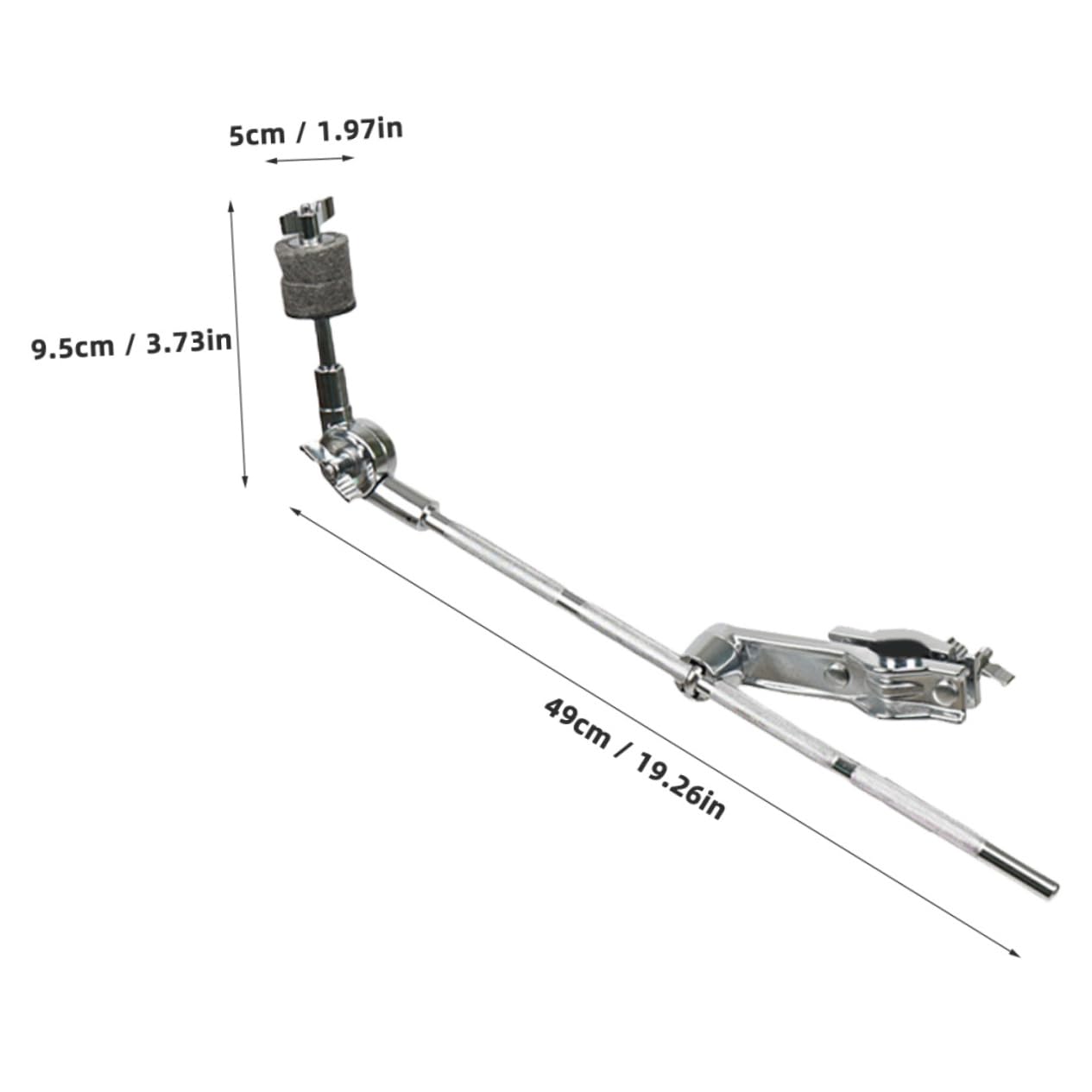 SUPVOX Cymbal Boom Arm Extension Cymbal Slot Hanger Sturdy Drum Set Accessory