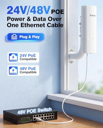 Image of CPE366 Outdoor Wireless Bridge 3KM Long Range Point to Point WiFi Bridge