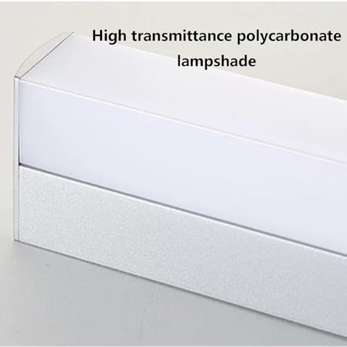 Lámpara de pared interior rectangular de 50cm con luz cálida e iluminación de pared moderno larga 5