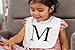 Quipo Personalized Custom Initials Letter Baby Bib Handmade Baby Bib - Funny Baby Bib