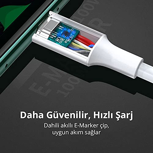 Ugreen 5A Type-C Şarj ve Data Kablosu 2 Metre