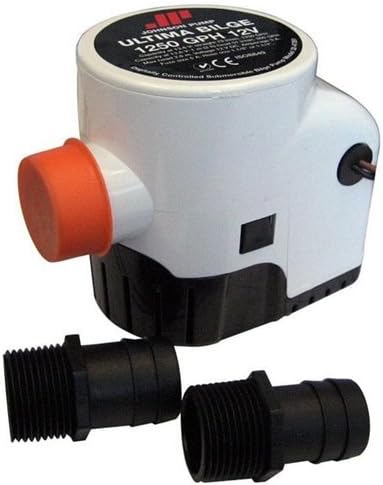 JOHNSON PUMP Johnson Pump Ultima Bilge 1250 GPH 1-1/8" & 1-1/4" Hose / 32-47261-002 /