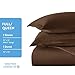 ienjoy Home Beckham Luxury Soft Brushed 1800 Series Microfiber Duvet Cover Set - Hypoallergenic, QUEEN, Chocolate