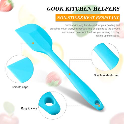 Spatules en silicone de cuisine lot de 7 ustensiles pour la cuisson