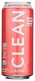 Clean Cause Organic Sparkling Watermelon Mint Yerba Mate, 16 FZ