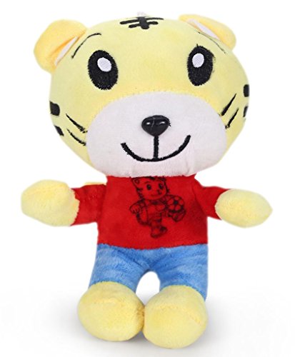 Image of Tickles Yellow Smarty Tiger Stuffed Soft Plush Animal Toy for Kids 22 cm