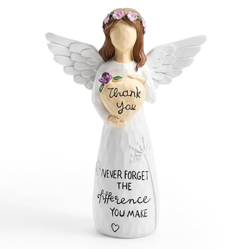 Thank You Gift Hand-Painted Angel Figurine Thank You Gifts For Women Thank You Teacher Gifts Retirement Leaving Gifts For Colleagues Women Appreciation Gift For Friends Nurse Worker