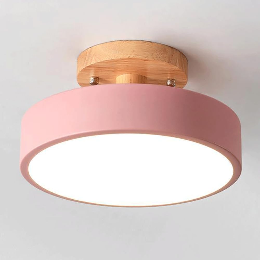 Plafonnier de couloir LED rose pour illuminer l'allée et le balcon