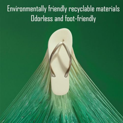 صندل فليب فلوب مسطح للنساء من جوديرن، صندل فليب فلوب رفيع رفيع للنساء، صندل ثونغ مسطح خفيف الوزن ومريح للمشي والتسوق، صندل صيفي للشاطئ سريع الجفاف - 37/38 EU
