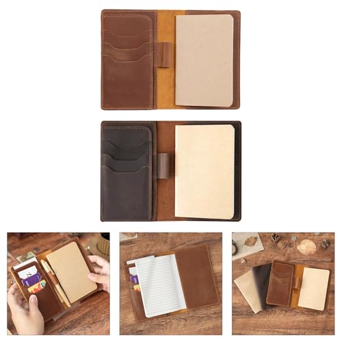 Carnet de notes en cuir authentique, le compagnon de vos pensées et réunions