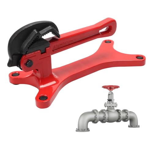 Étau de tuyau portable rouge avec collier de serrage multifonction