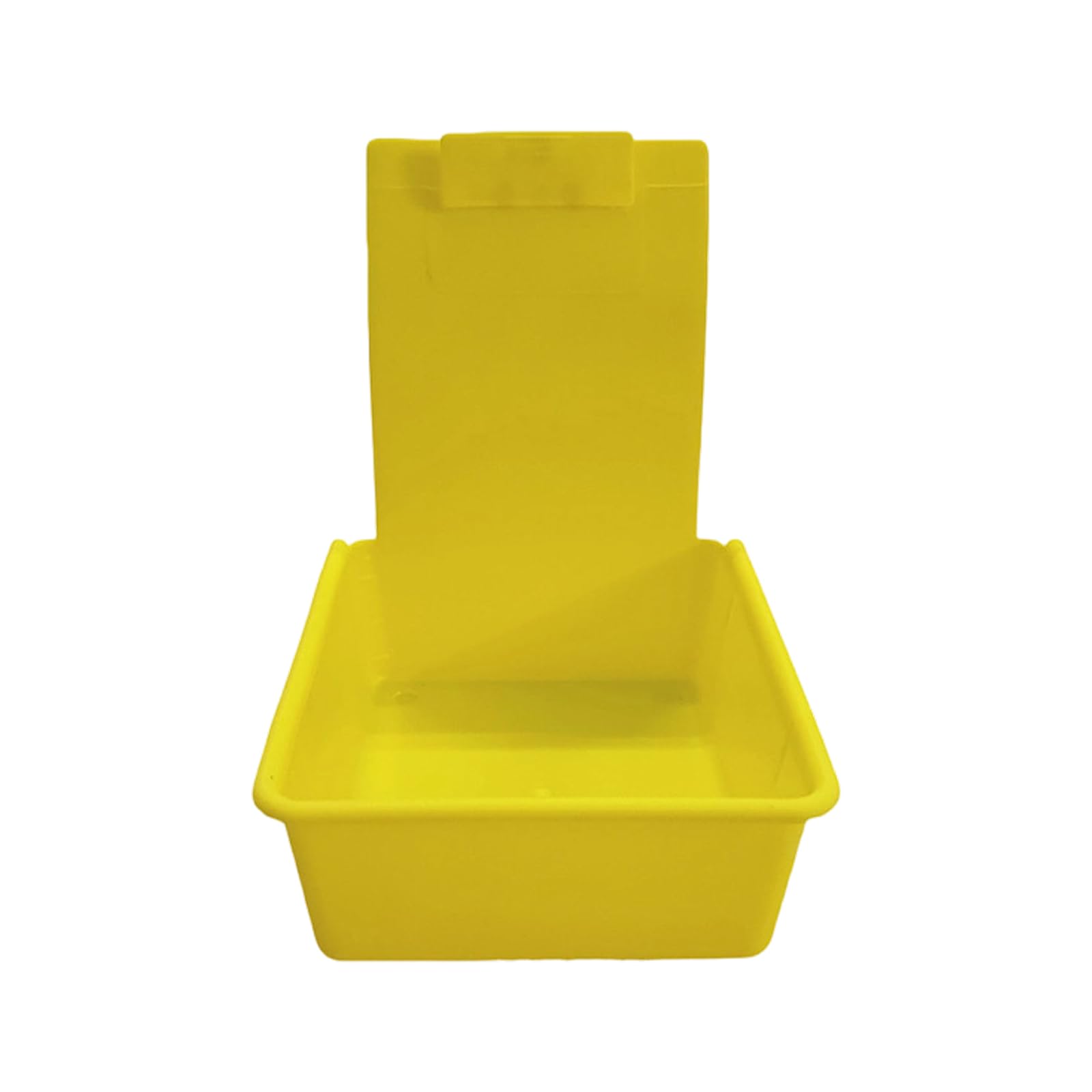 Carotoe Yellow Tray Dentals Model Box With Clip Dentals Working Lab Pan For Safe Denture And Mold Transport Lab Work Case