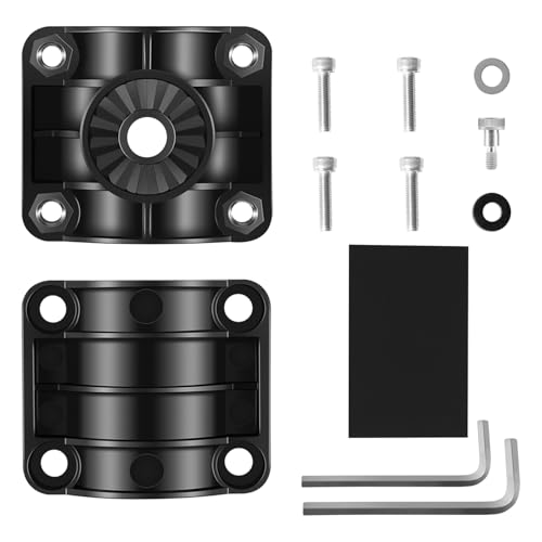 Image of 0 Degree LiveScope Pole Mount for Garmin Panoptix LVS32 Transducer - Compatible with Ice Fishing Bundle and LiveScope Systems, Trolling Motor Shaft Mount, 010-12676-15 LVS32 Transducer Mount