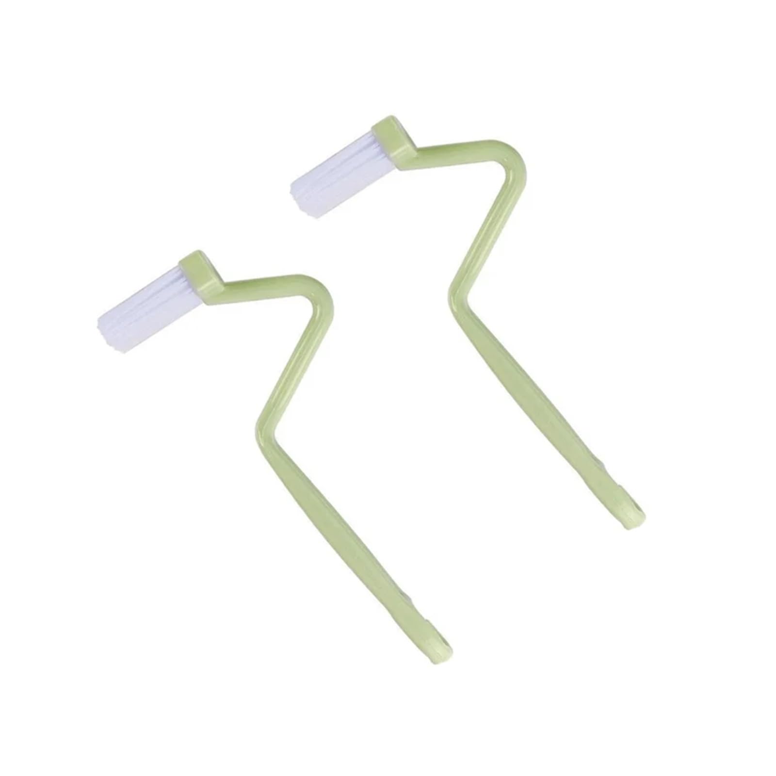 Toilet Brush Curved Toilet Brush Long Handle Toilet Cleaning Brushes Household Deep Cleaning Tools Bathroom Accessories(Green 2pcs)