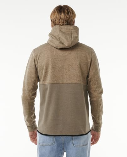 Rip Curl Men's Standard Anti Series Departed Zip Up Jacket, Sand Dune, Small4