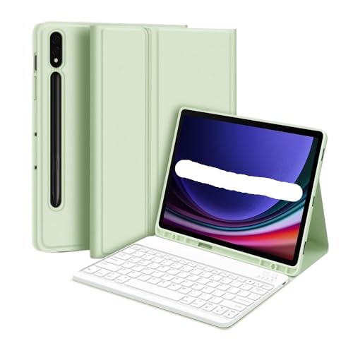 Housse de protection pour Galaxy Tab S9 S10 avec fente stylo et clavier amovible