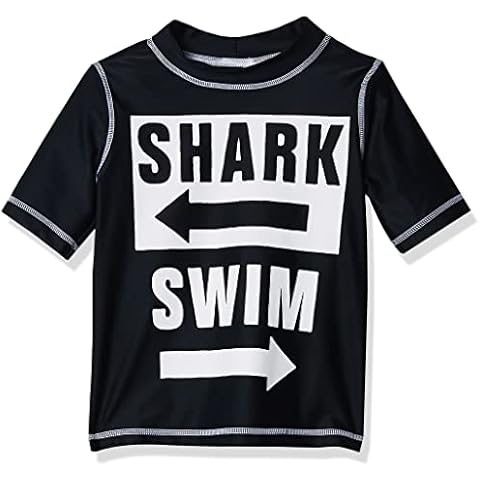 Carter's Boys' Shark Swim Rash Guard Shirt Cover