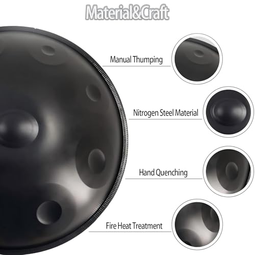 Handpan Drum - 18 Inch G Minor 9 Note Steel Drum miniatura 3