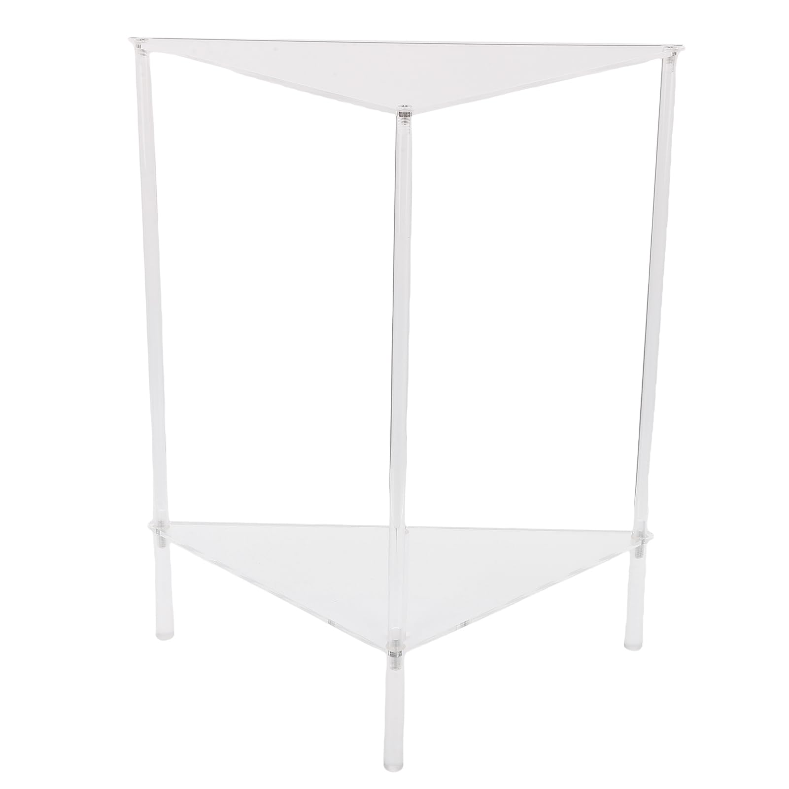Mesa de Esquina Acrílica Triangular Ahorradora de Espacio