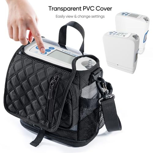 Image of BAGSFY Lightweight Shoulder Carry Bag for Inogen One G5 & Rove 6 - Portable Oxygen Concentrator Tote for Travel