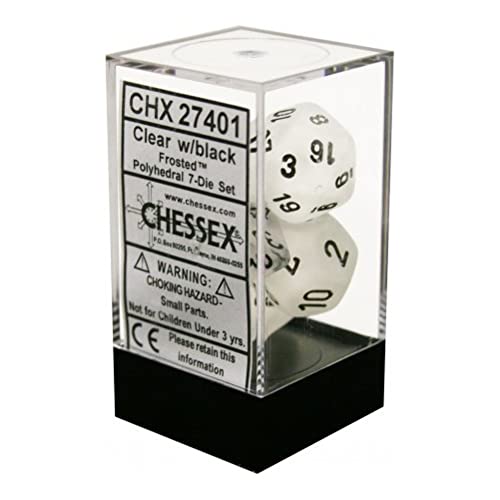 Chessex Dice: CHX27401 Set Dadi Frosted