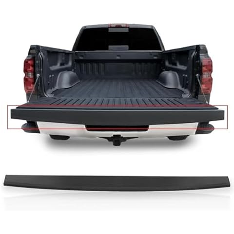 Partzer Tailgate Molding Cap Top Protector Trim Compatible with 2014-2018 Chevrolet Silverado GMC Sierra 1500, 2015-2019 Chevrolet Silverado GMC Sierra 2500HD 3500HD, Replacement GM1904110 22763062 Cover