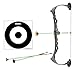 NXT Generation Rapid Riser Black Compound Bow Kit with Three Safe Foam Suction Cup Arrows - For Lefties and Righties