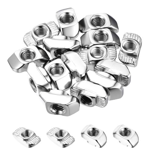 Kozelo 15Pcs t Slot Nuts M5-0.8 3030 Series for Aluminum Extrusion Silver