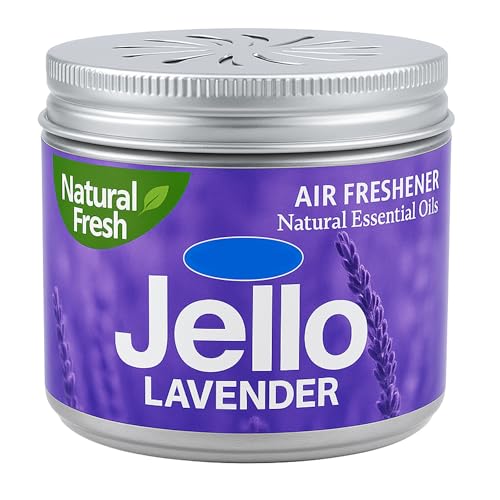 Image of Natural Lavender Gel Air Freshener | Long-Lasting Aroma, Odor Eliminator for Car | Home & Office, Refreshing & Soothing Scent, Compact & Spill-Free Design (Lavender, 220 gm.)