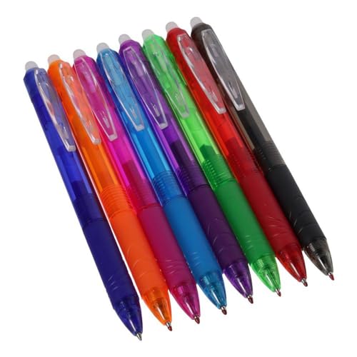 okhobby 8PCS Bolígrafo Gel Retráctil Borrable 0.7mm miniatura 4