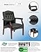 Boss Office Products Traditional Caressoft Vinyl Guest Chair with Mahogany Finish Wood Base, Black