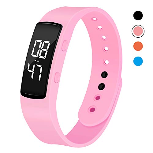 iGANK T6 Pedometer Watch Simple Fitness Tracker Walking Pedometers Step Counter Calorie Counter