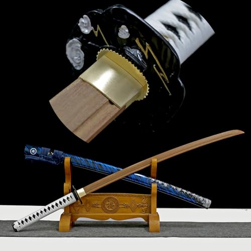 HJHUUA Espadas samuráis de Madera,Accesorios para Juegos de rol,Katana con Vaina,bokken Hecho a Mano