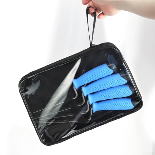 4Pcs Stainless Steel Plastering Trowel Set With Square For Concrete, Drywall And Stucco Smoothing, Comfortable Rubber Grip Construction Tools