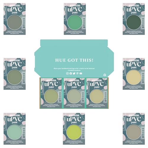 Rust-Oleum uPVC Paint in Matt Finish – Rich Greens Tester Box
