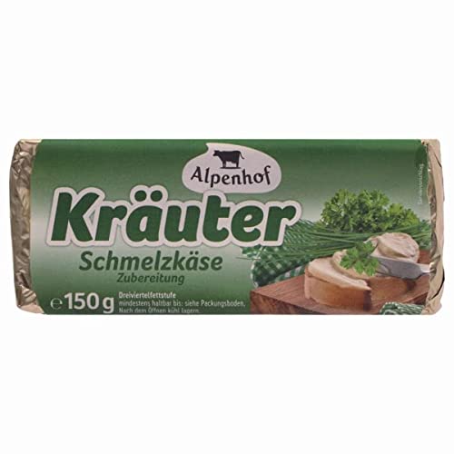 Alpenhof Schmelzkäse Block Kräuter, 150 g