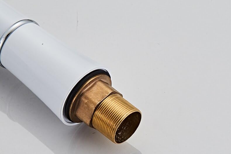 Mitigeur en laiton monotrou à commande fluide pour lavage de lavabo - 5
