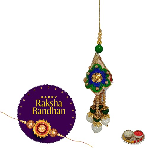 Image of Yuvraj Rakhi with Sweets Couple Rakhi (Bhaiya or Bhabhi) 2 kids rakhi Rasgulla 1 kg pack mithai gift pack