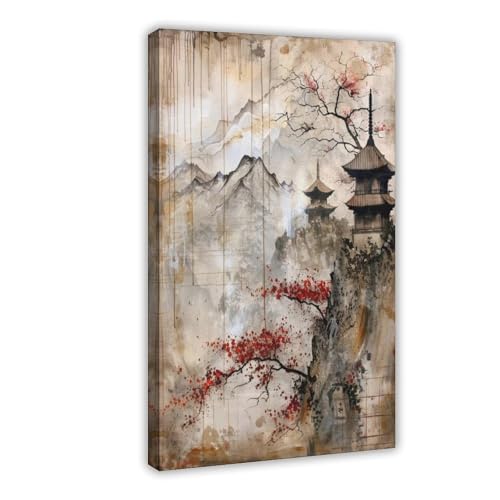 Art mural esthétique japonais pour une ambiance zen dans votre chambre à coucher