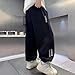 Boys Joggers Kids Wide Leg Loose Sweatpants Elastic Waist Letter Print Sweat Pant Fashion Athletic Trouser with Pockets