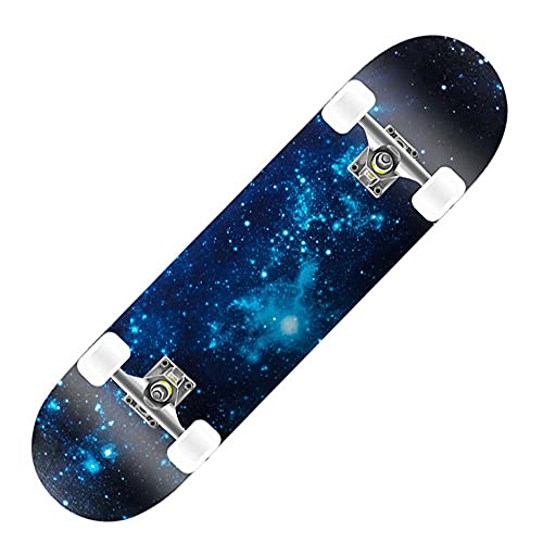 Tabla de Skate， Patineta de Doble Patada 31 x 8 Pulgadas for Principiantes, Cubierta Arce, patinetas for Trucos for Adultos, niños y Adolescentes