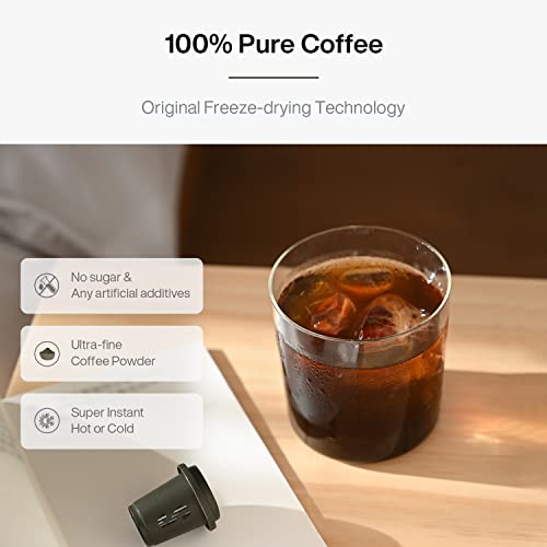 Saturnbird Instant Coffee Specialty Grade, Number Series 6 Flavors Mix, 24 Count & Basic Series-Americano, 12 Count(2Pack) #TOP6